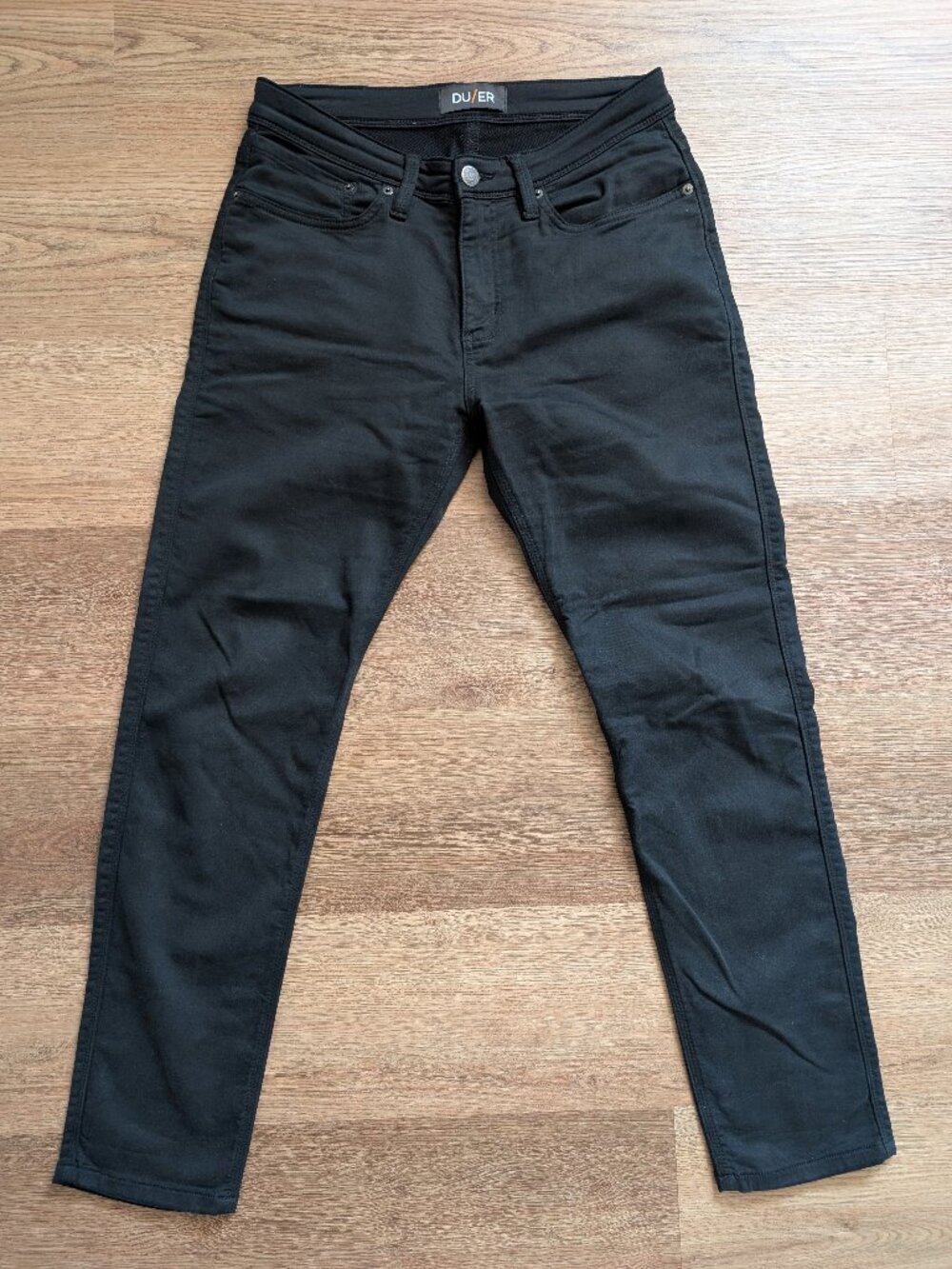DUER No Sweat Slim 5 Pocket Pants Men's Size 32X30 Black